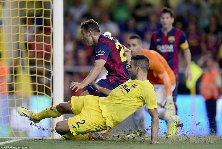Messi Tumpul, Ramirez Cetak Gol Pertama di La Liga untuk Barca